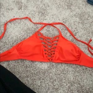 Strappy bathing suit